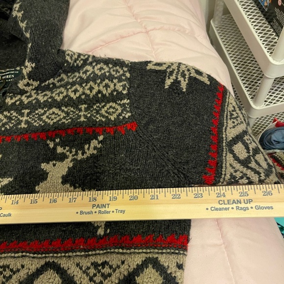 Lauren Ralph Lauren Charcoal Hooded Sweater - Picture 4 of 6